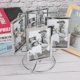 thumbnail image 3 of Metal Rotating Picture Frame for Home, Restaurant Rotating Menu Frame, for 4 x 6 inch Photo, 3 of 4