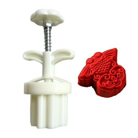 

CHOMOEN Mooncake Mold Gourd/Grape Shape Pastry Tool Baking Mould for Mid-Autumn Festival
