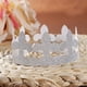 thumbnail image 4 of KAKOWELY 12 coronas de papel plateadas para fiesta de cumpleaños, ajustables, para decorar fiestas (gorro plateado ahuecado), 4 of 5