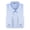 Blue, variant on Men's Dress Shirt French Cuff Long Sleeve Formal Solid Shirt with Cufflinks