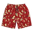 thumbnail image 3 of Uemuo Fire Extinguisher Pattern Men's Swim Trunks Hawaiian Beach Bathing Suit Swimsuits Beach Quick-Dry Shorts with Pockets-Small, 3 of 9