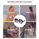 thumbnail image 3 of 1 par de gafas de sol Polygon Gafas de sol Chic Gafas hermosas gafas útiles, 3 of 6