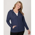 thumbnail image 6 of Hanes Women's Slub Jersey Hoodie - Style# O9249, 6 of 6