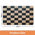 thumbnail image 5 of Long Bathroom Mat | 20x32in | Non-Slip, Absorbent Checkered Rug Runner | Machine Washable Large Bath Mat for Bathroom Bathtub Hallway, 5 of 5