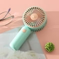 thumbnail image 4 of Harpi Handheld Fans Rechargeable Operated,Air Conditioner Fan,3 Speeds,Personal Lash Fan Pocket Mini Fan Portable With Bracket Desktop USB Charging Electric Fan,Travel Essentials Indoor Outdoor, 4 of 5