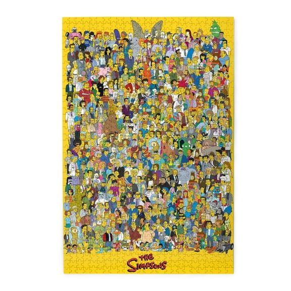 Perfect Puzzle, The Simpsons Pattern 1000-Piece Picture Puzzle,Personalized Jigsaw Puzzles,Family Fun Puzzle,Gift Puzzle