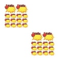 thumbnail image 3 of Masteelf 200 pcs  Star Shaped Signs For Prices Stickers Garage Retail Sale Signs Star Shaped Neon Poster Board Decorations For Bulletin Board Decorations Retail Signs, 3 of 8