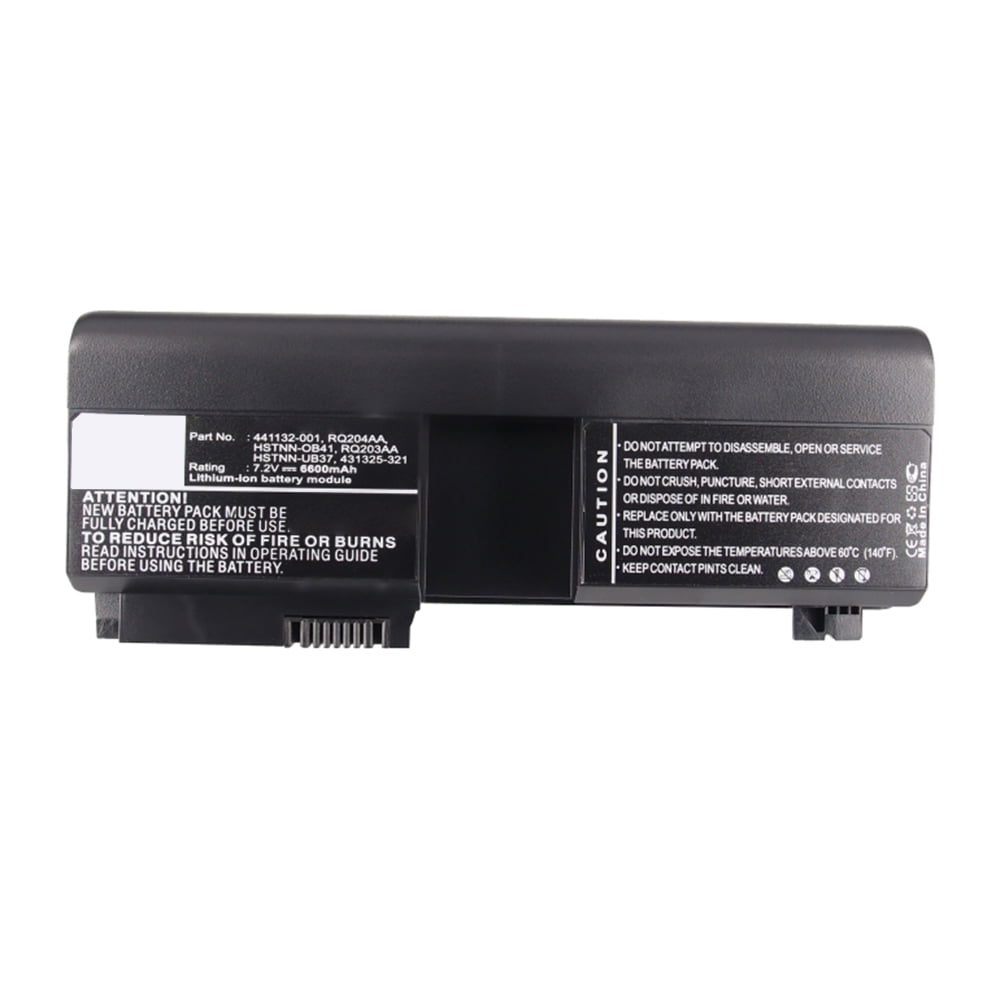 Synergy Digital Laptop Battery, Compatible with HP Pavilion tx1215nr  Laptop, (Li-ion, 7.2V, 6600mAh) Ultra High Capacity, Replacement for HP  HSTNN-OB37 Battery - Walmart.com