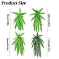 thumbnail image 3 of Clearance Artificial flowers under $10,Artificial Fern Bush Long Greenery Lifelike Artificial Fern Artificial Ferns For Outdoors Faux Ferns Ferns Artificial Plants For Decorating Patio Living R, 3 of 9