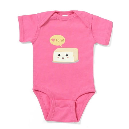 

CafePress - Kawaii Tofu Asking People To Love Tofu - Cute Infant Bodysuit Baby Romper