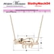 thumbnail image 5 of Collares con Dije de Osos Perezosos SlothyNeck04 3 Pzas Collar Oso Perezoso/Rama Oro/Rosa Metal. High Monaco MXCOY-003, 5 of 5