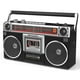 thumbnail image 3 of Boombox Riptunes Negro Estilo Clásico con Reproductor de Cassette y Radio AM/FM para Hombre, 3 of 9