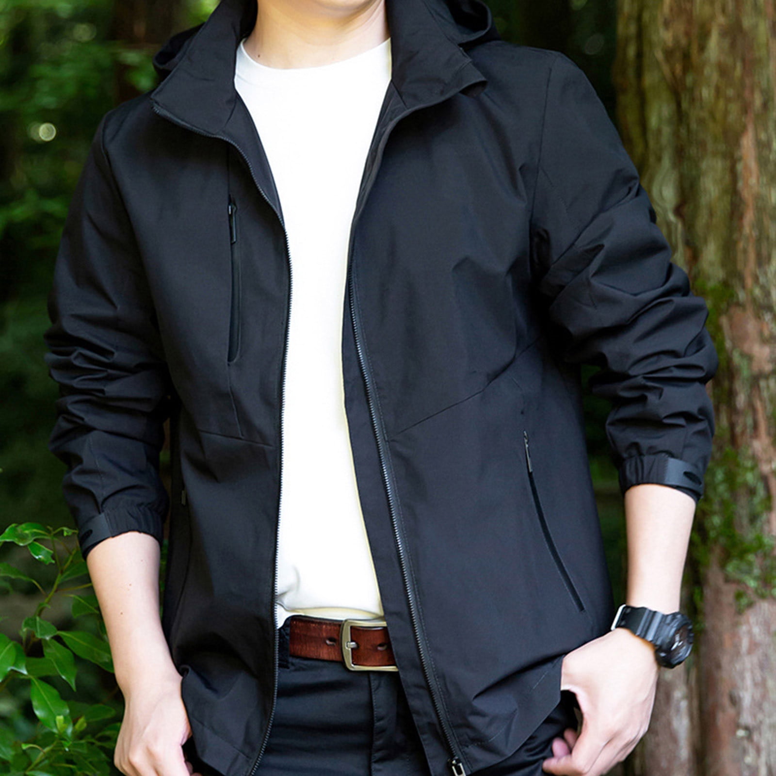 Xysaqa Men's Lightweight Jackets with Hood, Mens Waterproof Xysaqa Men's Lightweight Jackets with Hood, Mens Waterproof