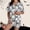 Grey, variant on Halloween Pajamas Halloween Satin Print Button Short Sleeve Pajamas for Women Set