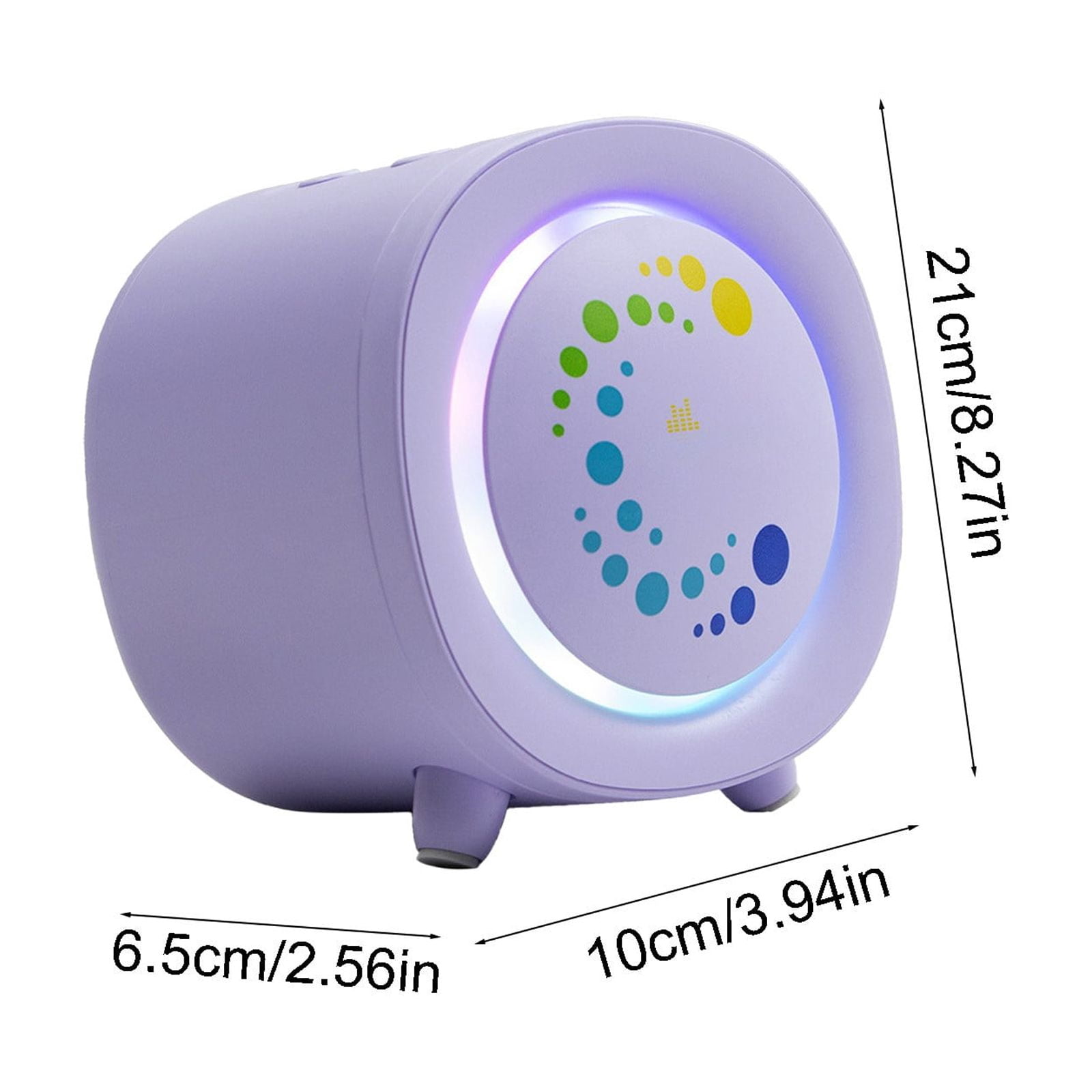 LACKUST Portable Mini Bluetooth Speaker with Deep Bass - Wireless Outdoor/Indoor Speaker for Car, Home & Desktop, Purple Small Subwoofer Speaker