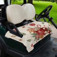thumbnail image 2 of Golf Cart Seat Covers for 2 Seater,Christmas Gingerbread Microfiber Cart Seat Towel Blanket,Winter Xmas Ball Candy Pine Leaf Beige Absorbent NonSlip Bench Seats Protector for Golf Course 51"x31", 2 of 9