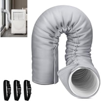 Portable Air Conditioners Insulated Hose Cover Wrap, Portable AC Hose Insulation Sleeve, Fit 5" & 5.9" Diameter Exhaust Hose, Easy Installation with 3*Adjustable Buckle Straps Home Improvement