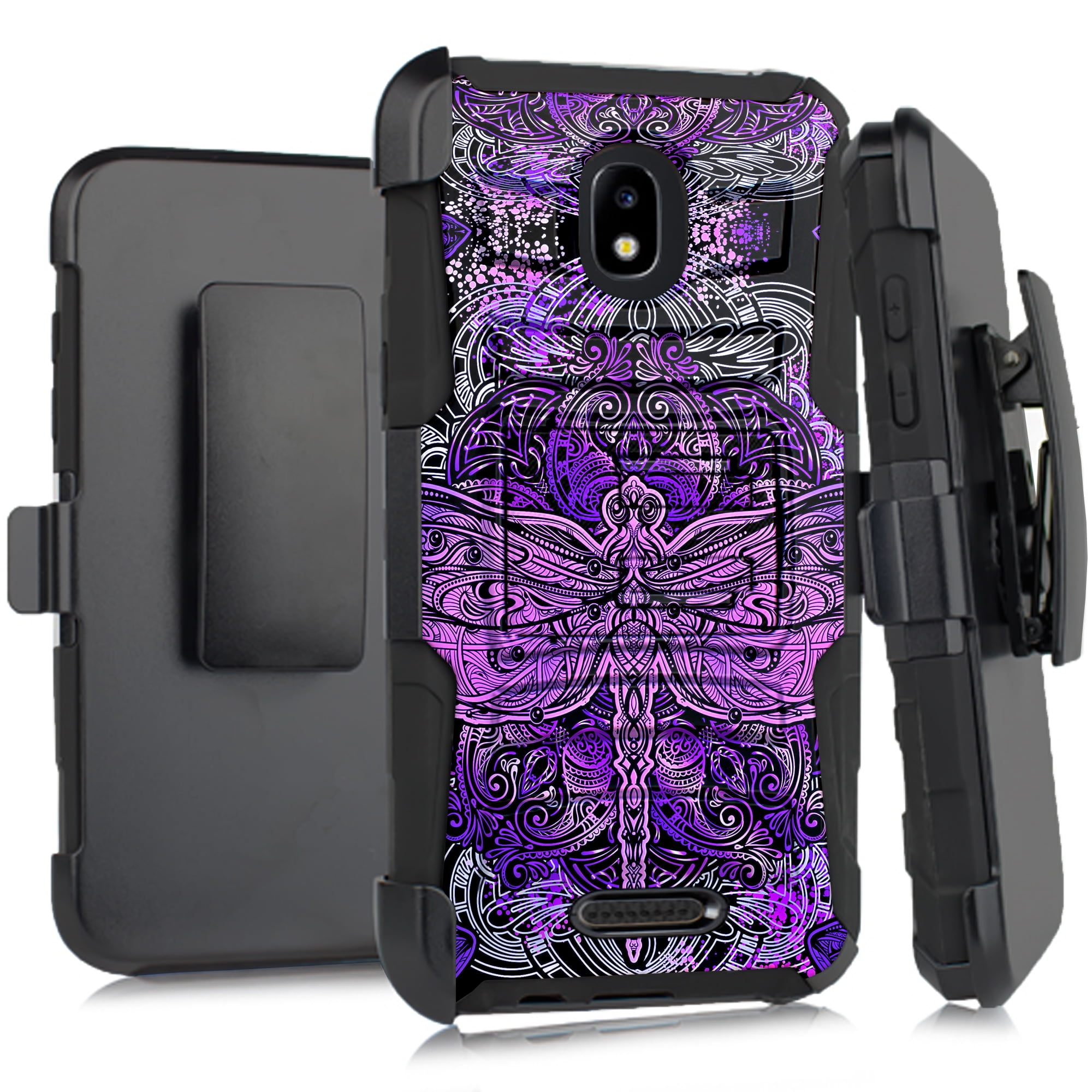 DALUX Hybrid Kickstand Holster Phone Case Compatible with Wiko LIfe 2