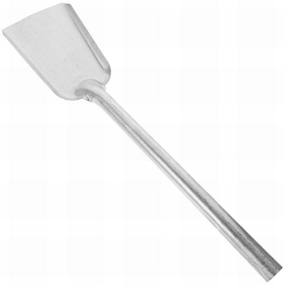 Fireplace Ash Cleaning Shovel,Long Handle Coal Shovel,Indoor Stove Cleaning Tool,Heavy Duty Portable Dust Residue Shovel for Household Courtyard Fire Pit Stove Ash Cleaning Maintenance Tool,Silver
