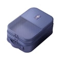 thumbnail image 4 of Travel Shoe Bag Organizador de zapatos Oxford La tela de Oxford tiene 3 pares de zapatos de almacenamiento de calzado a prueba de polvo de la bolsa de Azul, 4 of 8