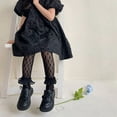 thumbnail image 3 of Collants Élastiques en Maille Transparente pour Filles, Bas Lolita Ajustés, 3 of 5