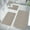 Khaki63843, variant on Qiopertar Tapis de bain en mousse de mémoire Set de 4 tapis de salle de bain pour 4 tapis de toilette universel doux et confortable absorbant l'eau antidérapant épais lavage en machine plus facile à