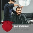 thumbnail image 3 of RUNROTOO cape Adulte Salon cape Teinture Cheveux Mode Rouge Polyester Lot de 1, 3 of 8