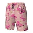thumbnail image 5 of Disketp Men'S Swim Trunks Hawaiian Breathable Surf Beach Swimsuits Mesh Lining Beach Shorts With Pockets-Girl Butterfly, 5 of 9