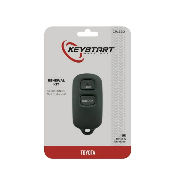 KeyStart 9977351 Key FOB Shell Self Programmable Remote Automotive CP132 Single For Scion Black