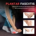 thumbnail image 3 of LARSARO Plantar Fasciitis Feet Insoles, Arch Supports Orthotics Inserts，Insoles for Standing All Day Men Women Work Boot Shoe Insole (Men 4-4 1/2 | Women 6-6 1/2-(230mm), Black), 3 of 7