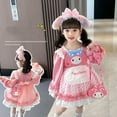 2024 Sanrio Kawali My Melody Dress Loose Anime Autumn Spring Children