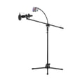 thumbnail image 3 of Amdohai Microphone en Métal sur Pied Trépied Hauteur Réglable avec Perche, 3 of 8