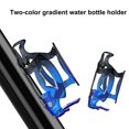 thumbnail image 2 of Bike Bottle Holder Ultralight Adjustable Universal Anti-fall Waterproof Gradient Color PC MTB Bike Bottle Cage Bike Accessories-Black Blue, 2 of 7
