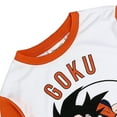 thumbnail image 3 of Dragon Ball Z Goku Logo Boys Orange Sleep Lounge Pajamas Set, 3 of 5