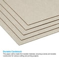 thumbnail image 4 of Uxcell 0.04"x7"x5" Book Board 20 Pack Chipboard Sheets Book Binding Board Bookboard Bookbinding Supplies Gray, 4 of 5