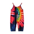thumbnail image 3 of Toddler Kid Jumpsuit Pants Clothes Toddler Kids Baby Girls Strap Tie Dyed Romper Jumpsuit Outfits Summer Jumpsuit For Girls Boys, 3 of 7