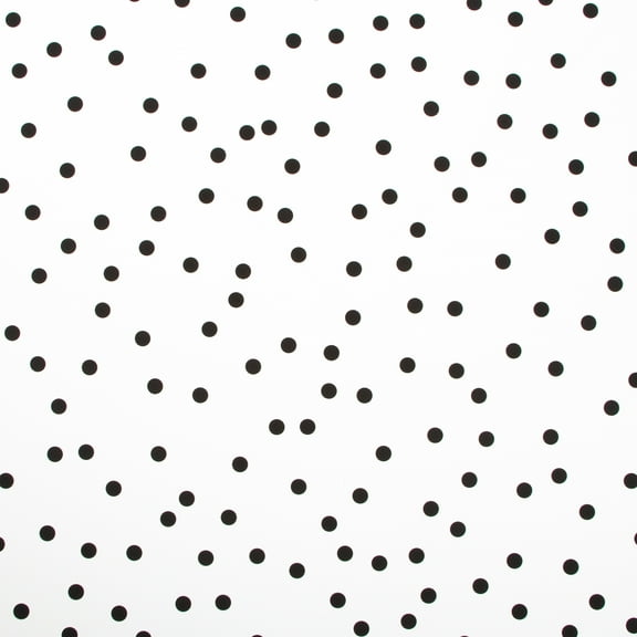 Transform Small Dots Black Peel and Stick Wallpaper