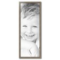 thumbnail image 2 of ArtToFrames 16" x 44" Silver Picture Frame, 16x44 inch Silver Wood Poster Frame (WOM-5023), 2 of 7
