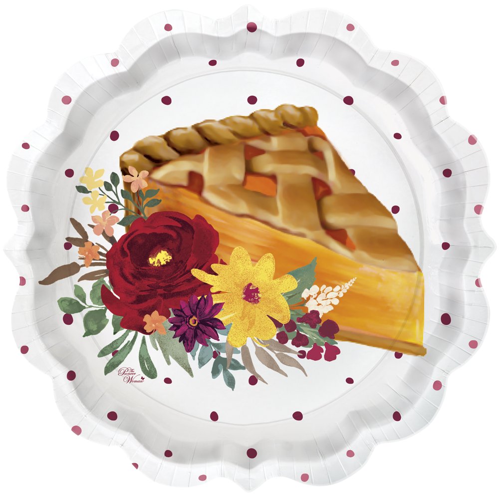 Pioneer Woman Harvest Pumpkin Pie Thanksgiving Paper ...