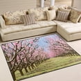 thumbnail image 2 of Coolnut Peach Blossom at Spring Area Rug Pad - 80 x 58 inch - 100% Light Weight Polyester Fabric for Living - Bedroom, 2 of 6