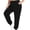 A Black, variant on Plus Size Sweatpants for Women Drawstring Jogger Pants Loose Fit Elastic Waist Workout Lounge Pants with Pockets,1X-5X