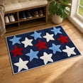 thumbnail image 6 of AZXY 4th of July Patriotic Bathroom Rug, 16"x24" Star Plush Shaggy Bath Mat, Soft Fluffy Plush Non Slip Floor Mat, American Independence Day Decor Rug for Indoor Entryway Kitchen Bedroom Shower, 6 of 6