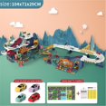 thumbnail image 1 of Children's Electric Rail Car Dinosaur Panshan Track Highway 2 In 1/3 In 1 City Car Building Stairs Climbing Toy Set Kid Gift, 1 of 5