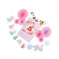 thumbnail image 4 of 1 A 8 Cumpleaños Papel De Cartel Fan Flower Flamingo Banner Kids Party Decoraciones 5 perfecl ventilador de papel conjunto de decoración de fiesta, 4 of 6