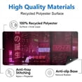thumbnail image 4 of XXL Extended Gaming Mouse Pad Red Neon Sign Large Desk Pads City Computer Mousepad Office Keyboard Non-Slip Rubber Base Mouse Mat with Stitched Edges(Size:35.4x15.7in), 4 of 6