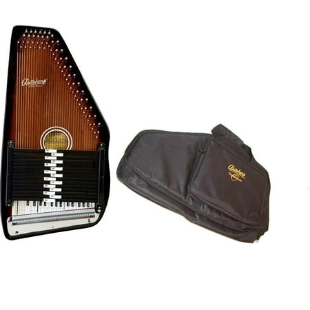 Oscar Schmidt 15 Chord Autoharp w/ Gig Bag, Maple Body, Sunburst Finish, OS15B-AC445