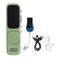 thumbnail image 2 of Digital Voice Recorder, Sensitive Mic USB C Port Voice Activated Recorder  for Lectures for Interviews Black,Green, 2 of 7