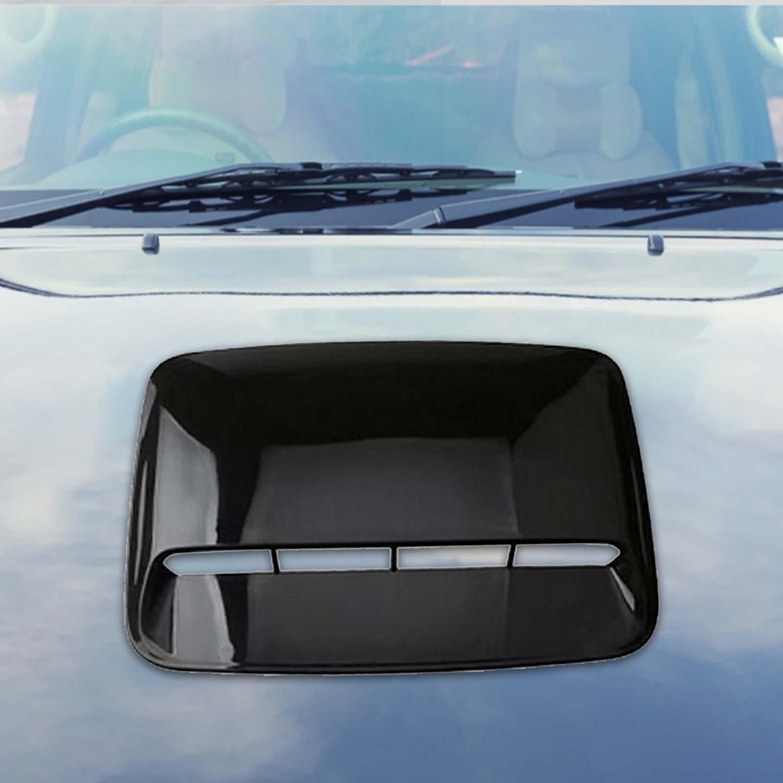 Nishiyuenyi Hood Body Air Decorative Intake Replaces Car Hood Vent for Car Modification Gloss Black