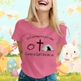 thumbnail image 4 of LUOGENLI T-shirts pour Femme pour Femmes T-Shirt Décontracté à Imprimé de Lettres Col Rond Manches Courtes T-Shirt Plusieurs Couleurs 4TG T-shirts pour Femmes T-shirts Graphiques T-shirts de la Saint-Valentin L, 4 of 5