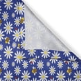 thumbnail image 3 of Ambesonne Ladybug Kitchen Curtains, Happy Bugs, 55"x39", Navy Blue White Yellow, 3 of 3